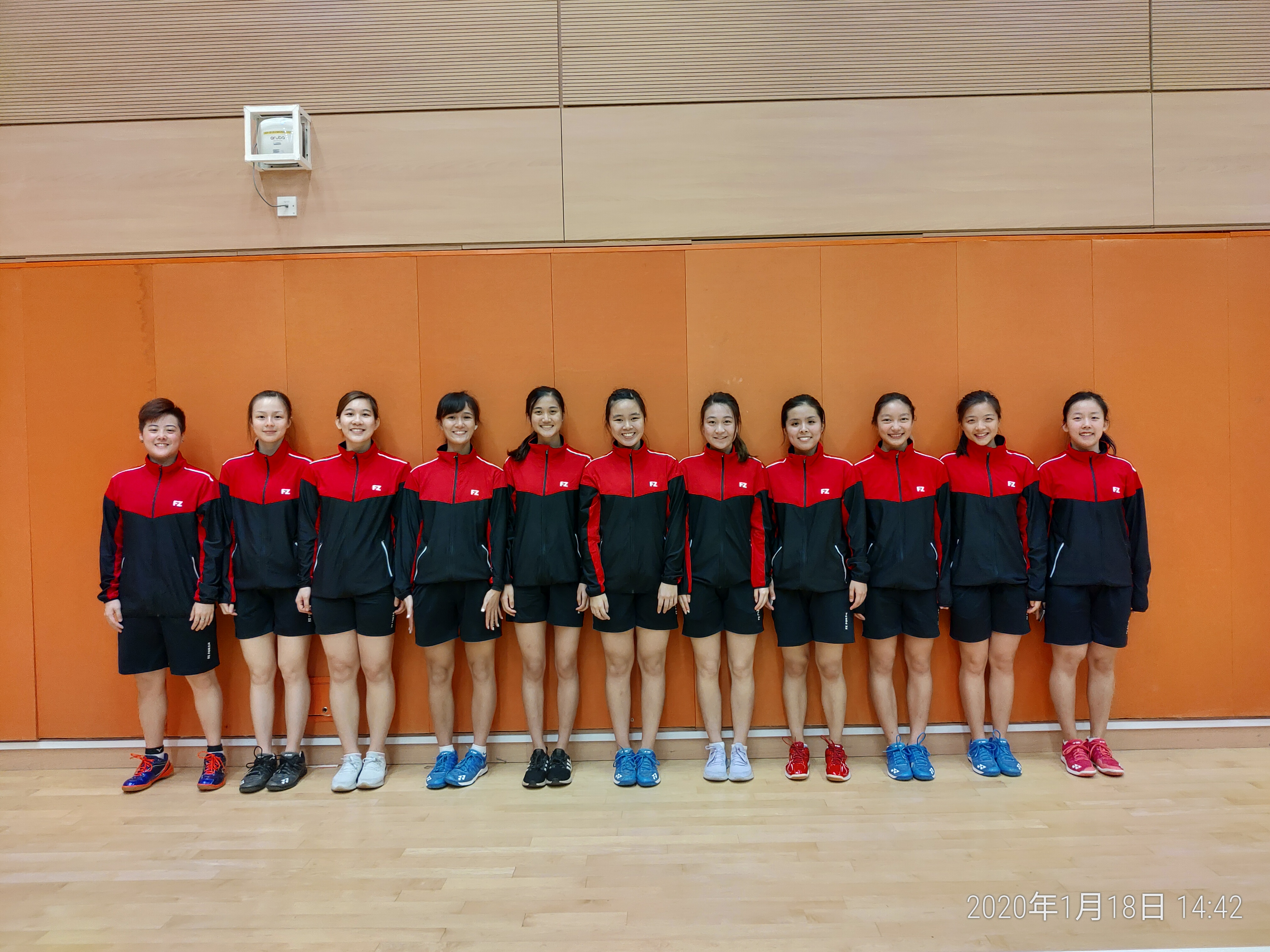 Badminton girls 2019 2020