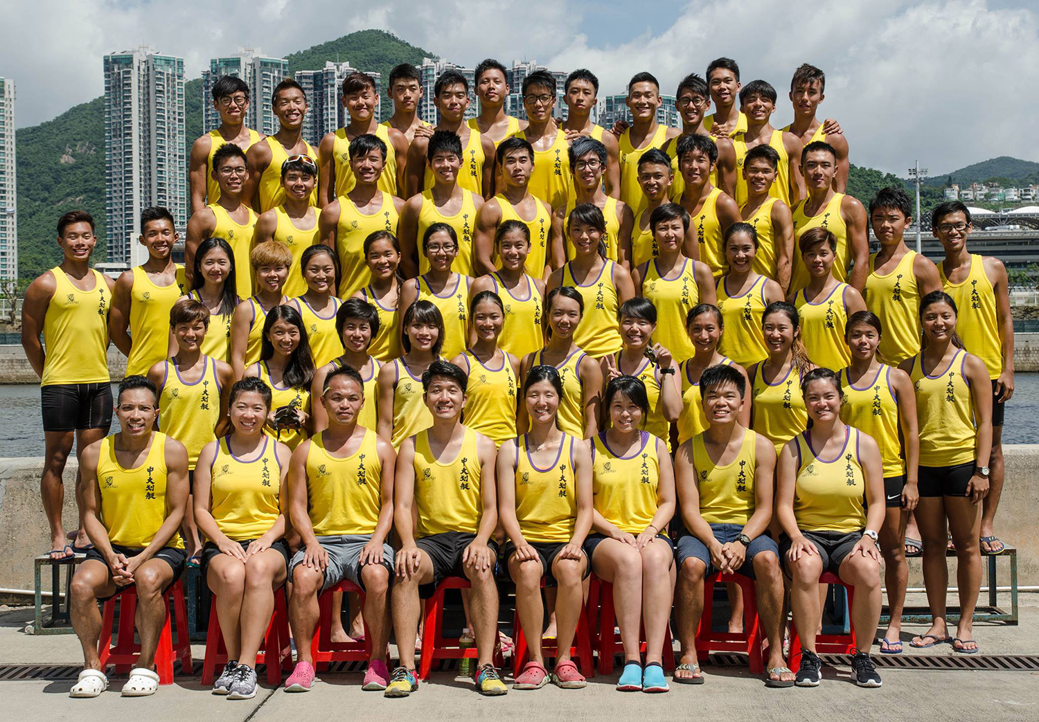 Group Photos for Men's & Women's Rowing Teams 2016-2017
